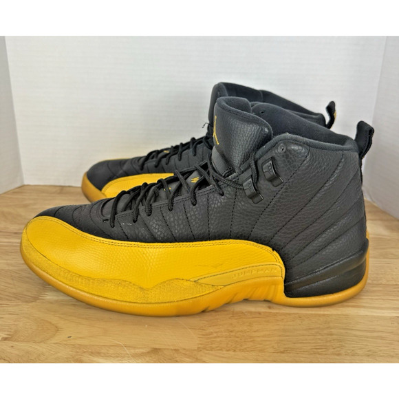 Nike Air Jordan 12 Retro Black University Gold 130690-070 Size‎ 11.5 - Picture 4 of 16